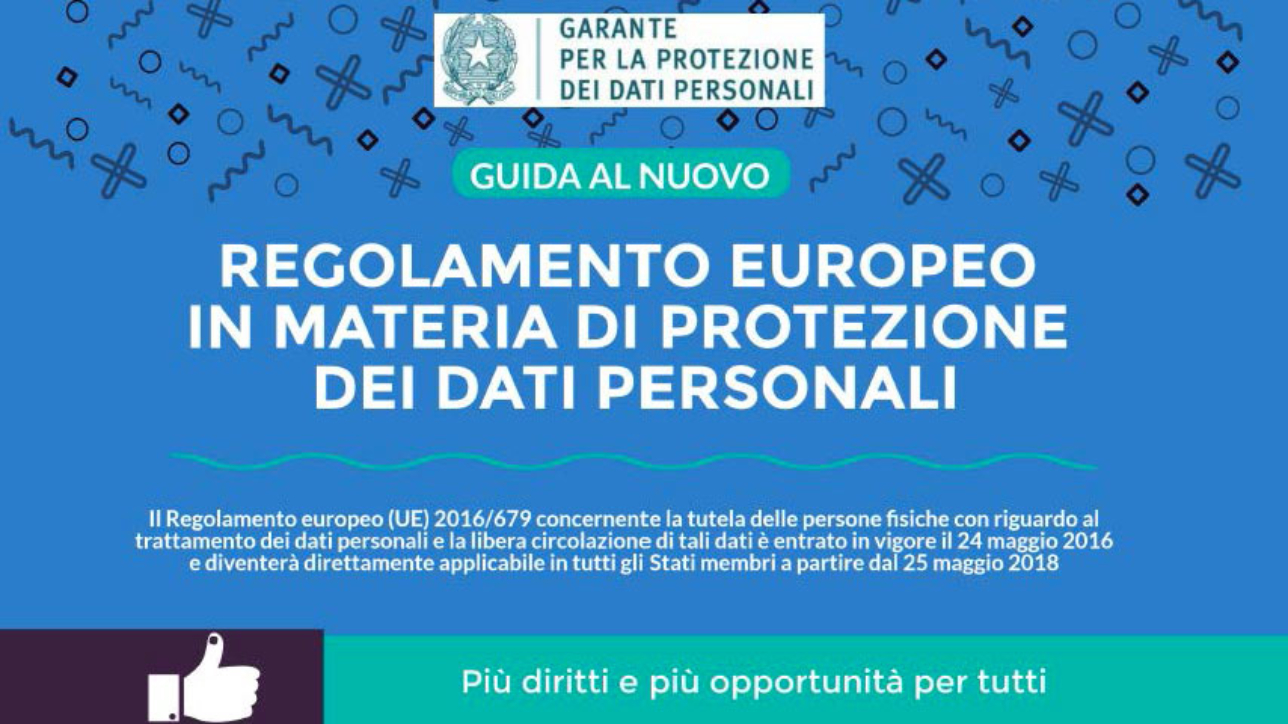 Nuovo Regolamento Generale sulla Protezione dei Dati Personali “GDPR
